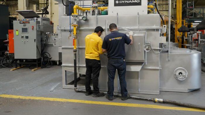 Dry-Hearth Aluminum Gas Melting Furnaces