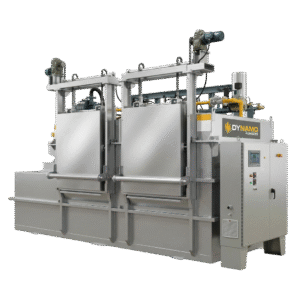 Dynamo chip recycling and melting furnace